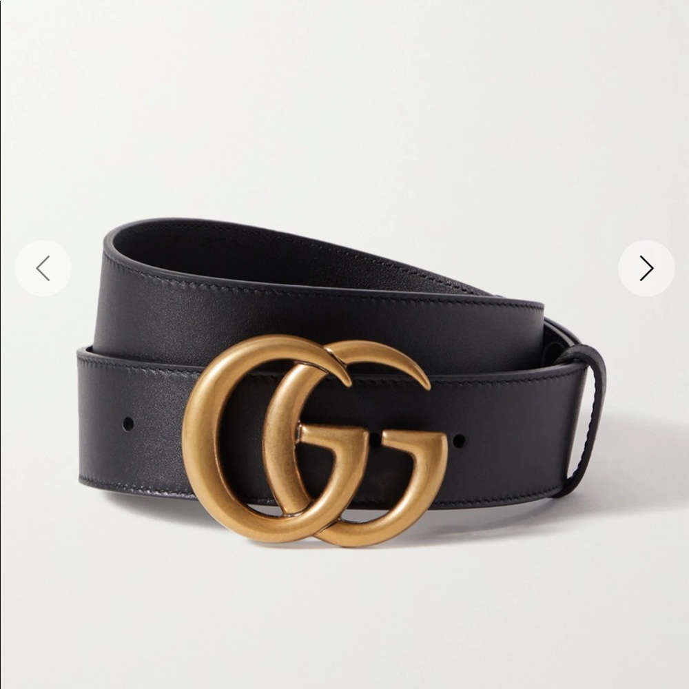 Gucci GG leather belt